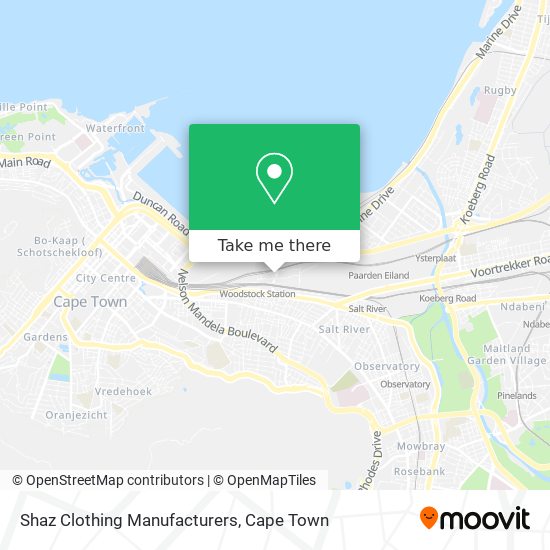 Shaz Clothing Manufacturers map