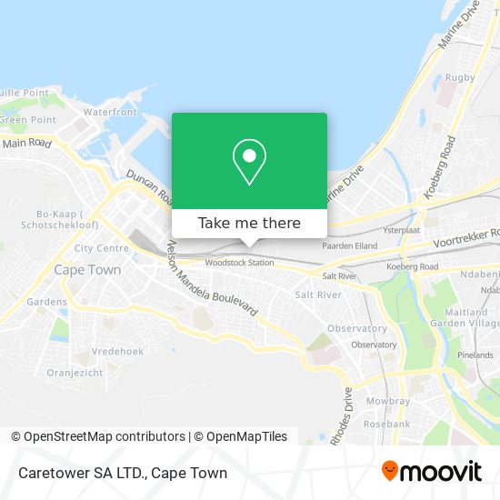 Caretower SA LTD. map