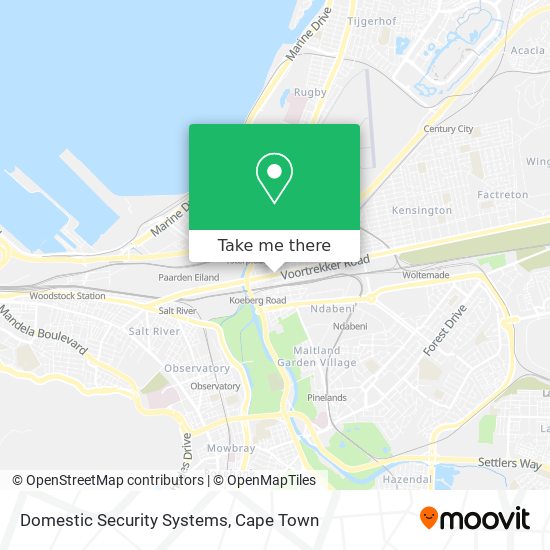 Domestic Security Systems map