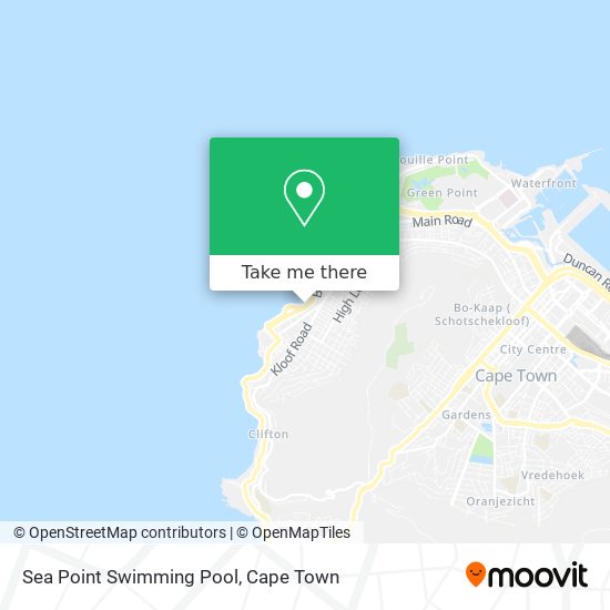 Sea Point Swimming Pool map