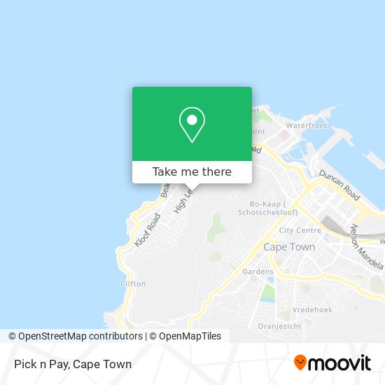 Pick n Pay map