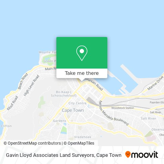 Gavin Lloyd Associates Land Surveyors map