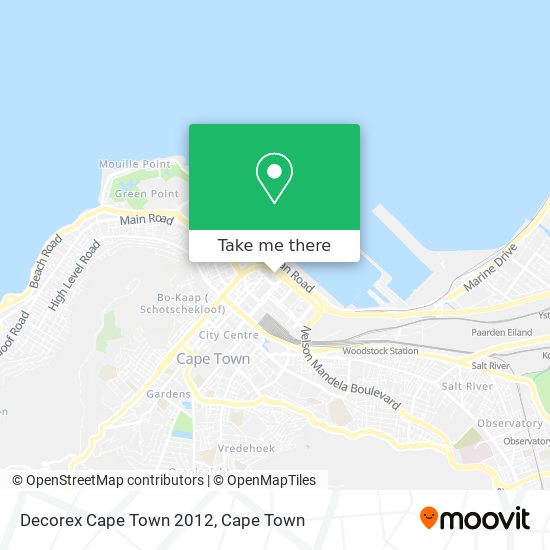 Decorex Cape Town 2012 map