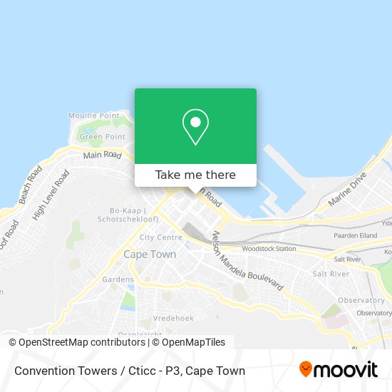 Convention Towers / Cticc - P3 map