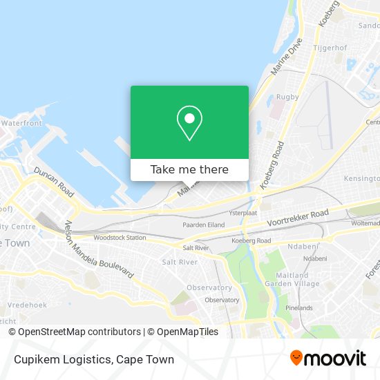 Cupikem Logistics map