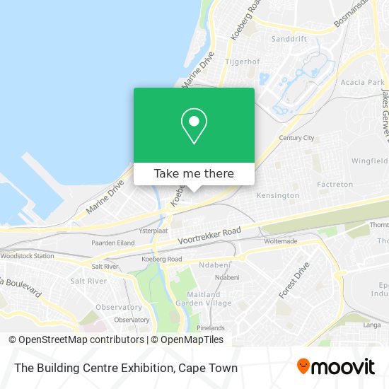 The Building Centre Exhibition map