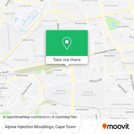 Alpine Injection Mouldings map