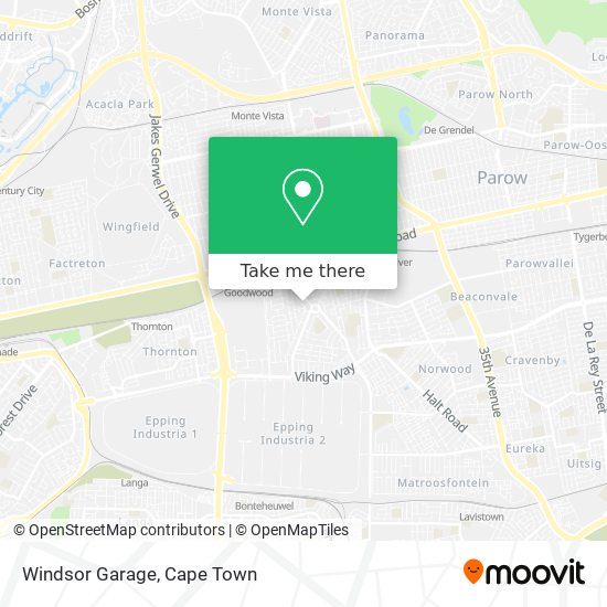 Windsor Garage map