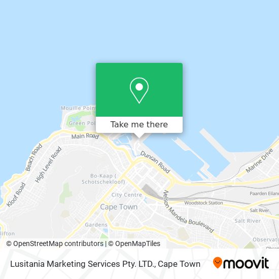 Lusitania Marketing Services Pty. LTD. map