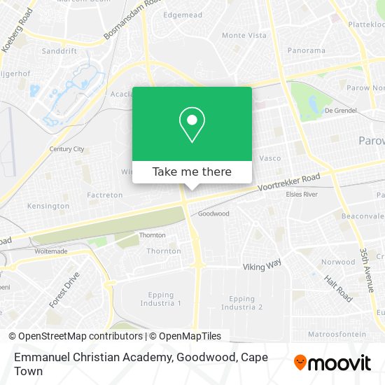 Emmanuel Christian Academy, Goodwood map