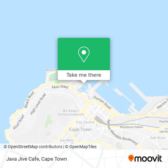 Java Jive Cafe map