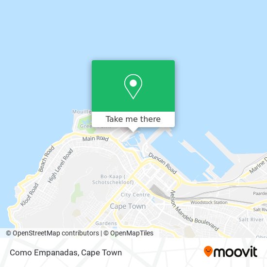 Como Empanadas map