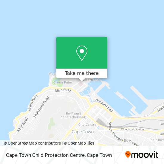 Cape Town Child Protection Centre map