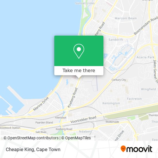 Cheapie King map