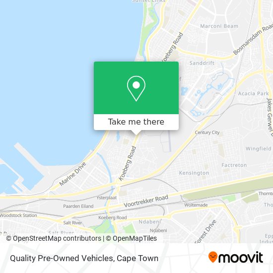 Quality Pre-Owned Vehicles map