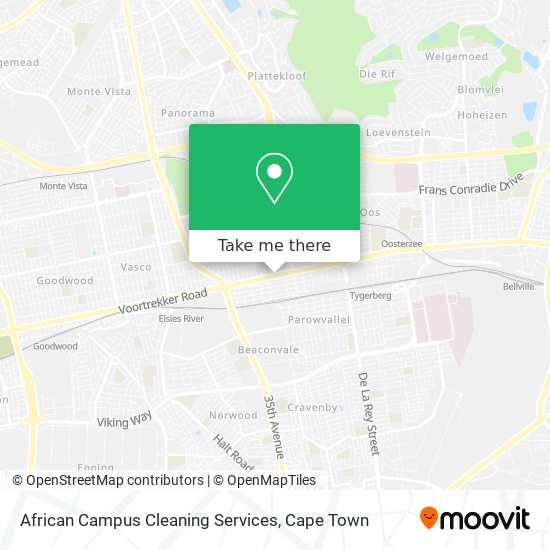 African Campus Cleaning Services map
