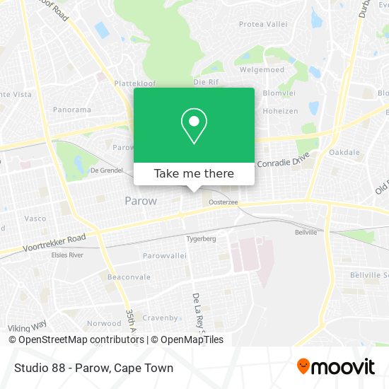 Studio 88 - Parow map