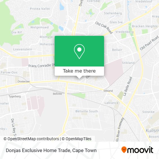 Donjas Exclusive Home Trade map