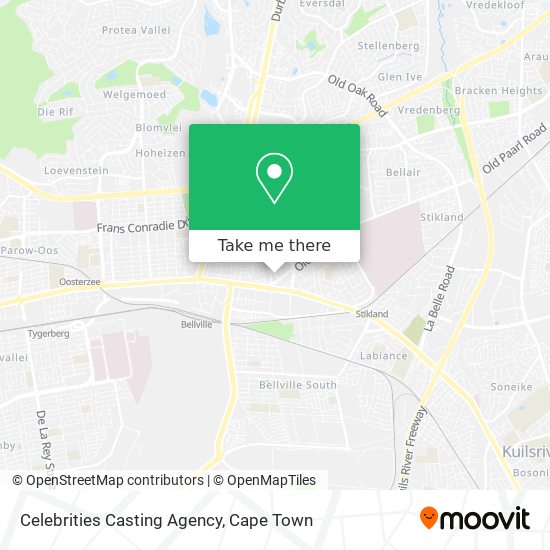 Celebrities Casting Agency map