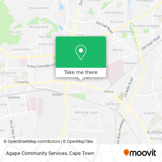 Agape Community Services map