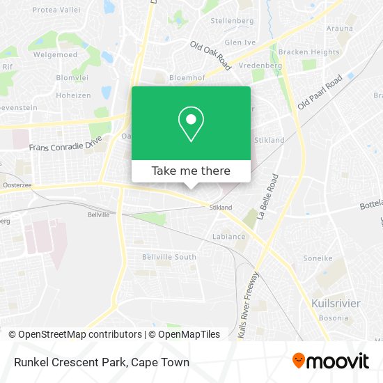 Runkel Crescent Park map