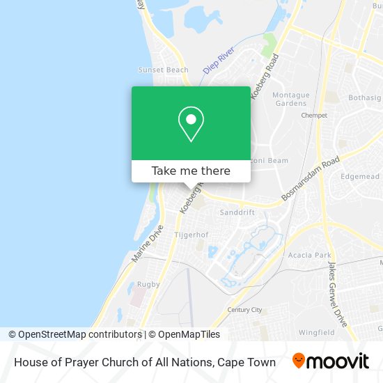 House of Prayer Church of All Nations map