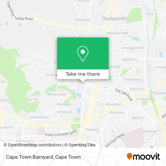 Cape Town Barnyard map