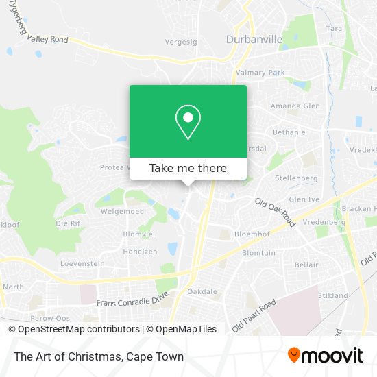 The Art of Christmas map