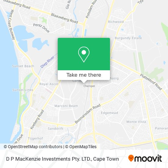 D P MacKenzie Investments Pty. LTD. map