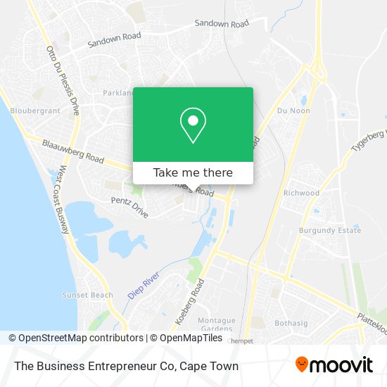The Business Entrepreneur Co map