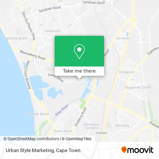 Urban Style Marketing map