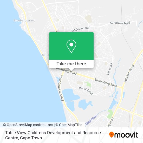 Table View Childrens Development and Resource Centre map