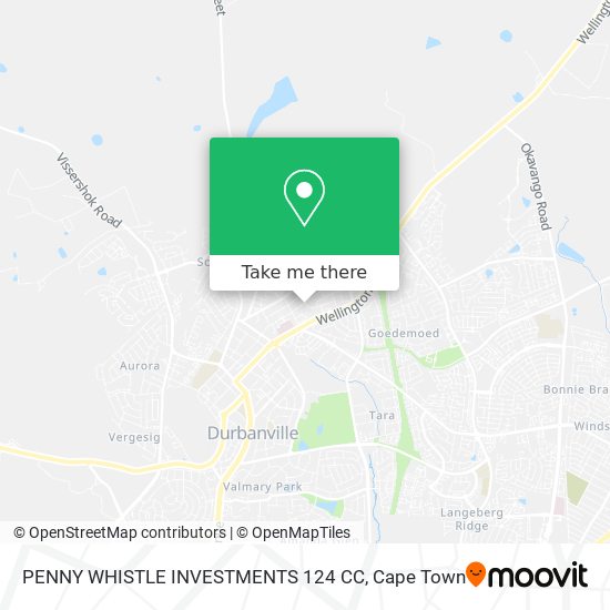PENNY WHISTLE INVESTMENTS 124 CC map