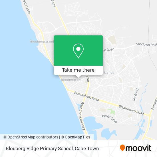 Blouberg Ridge Primary School map