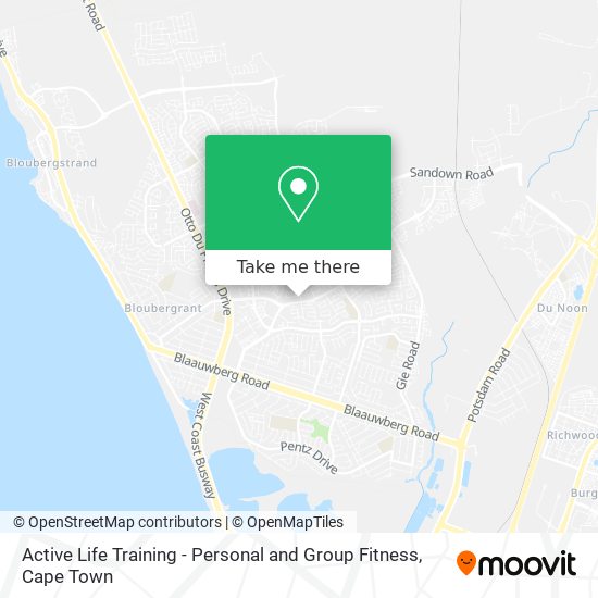 Active Life Training - Personal and Group Fitness map