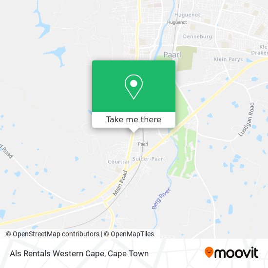 Als Rentals Western Cape map