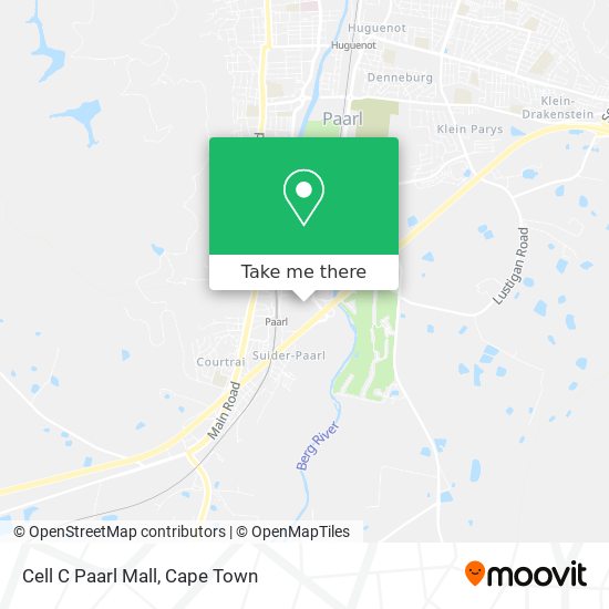 Cell C Paarl Mall map