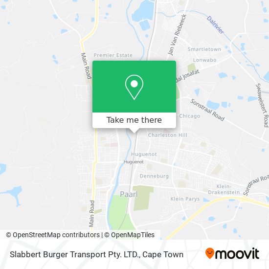 Slabbert Burger Transport Pty. LTD. map