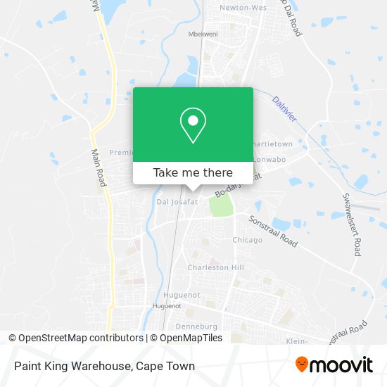 Paint King Warehouse map