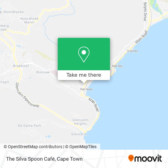 The Silva Spoon Café map