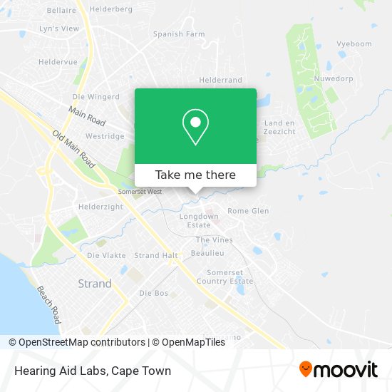 Hearing Aid Labs map