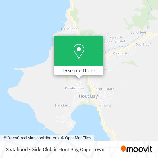 Sistahood - Girls Club in Hout Bay map