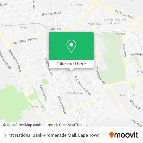 First National Bank-Promenade Mall map