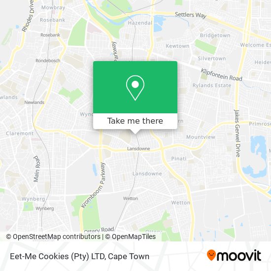 Eet-Me Cookies (Pty) LTD map