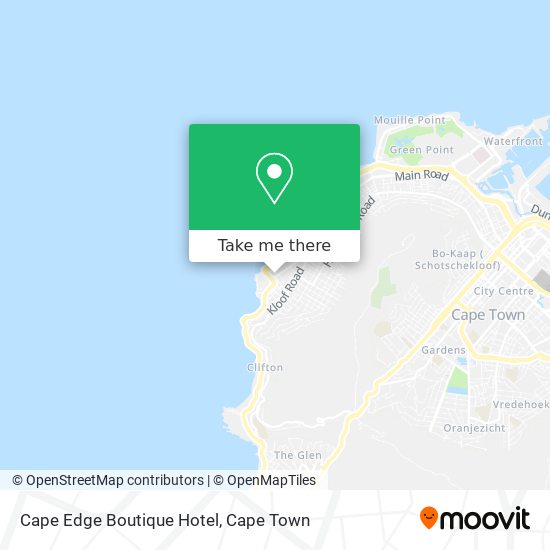 Cape Edge Boutique Hotel map