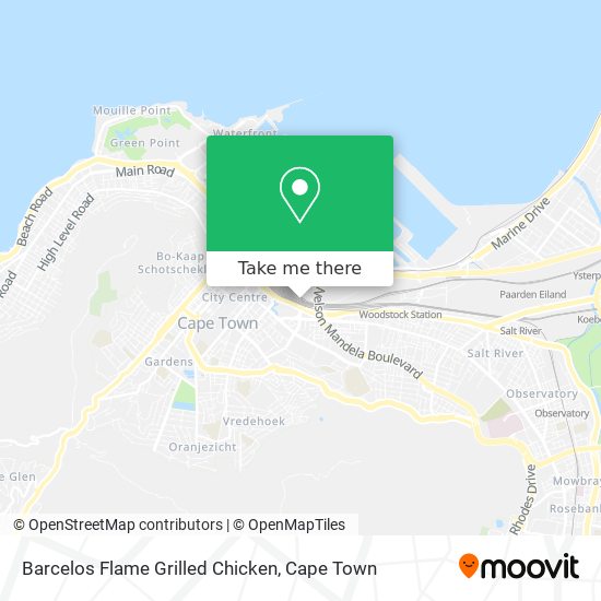Barcelos Flame Grilled Chicken map