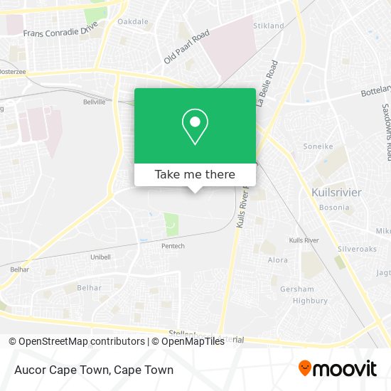 Aucor Cape Town map