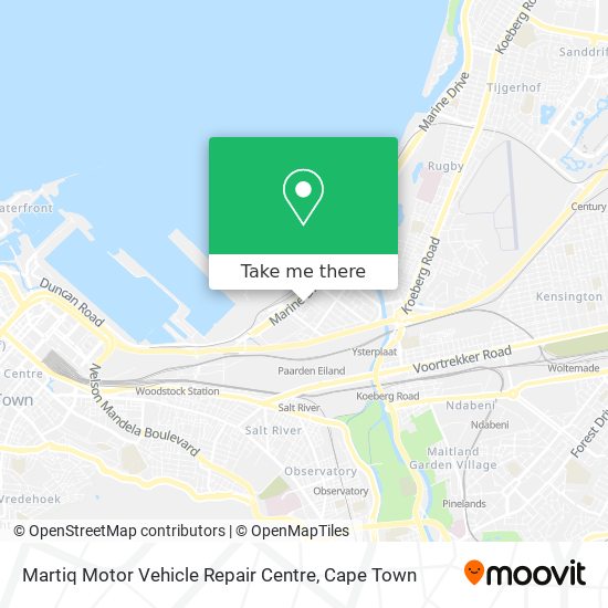 Martiq Motor Vehicle Repair Centre map