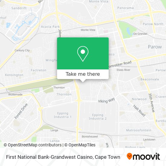 First National Bank-Grandwest Casino map