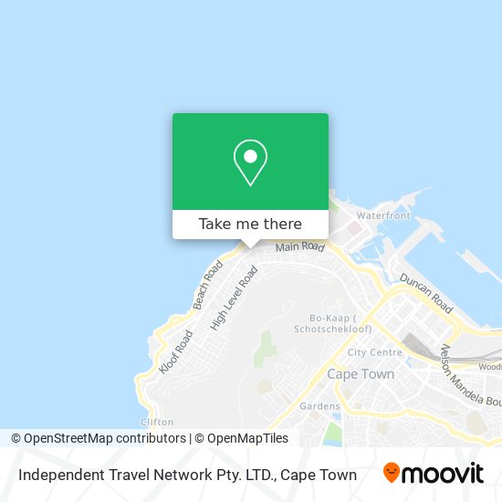 Independent Travel Network Pty. LTD. map